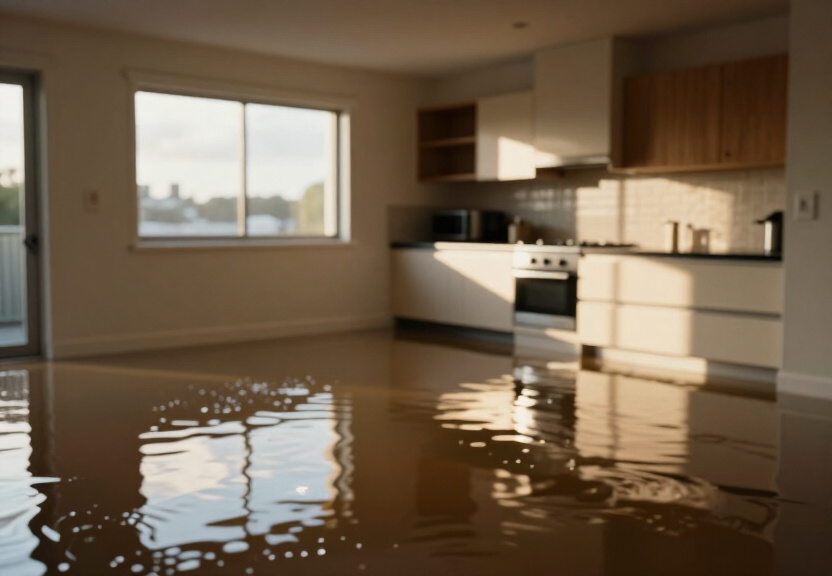 Mouldy basement in Panania home before treatment